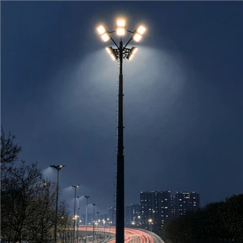 Osvětlení LED dioda 30 m vysokého stožáru